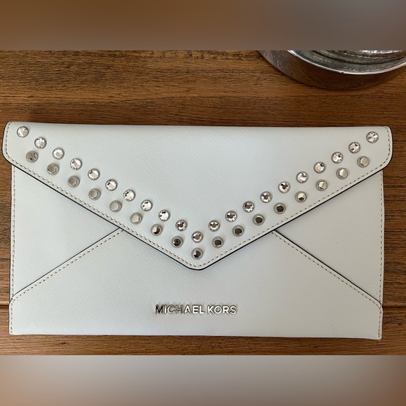 Michael Kors Handbags - Michael Kors Studded Clutch